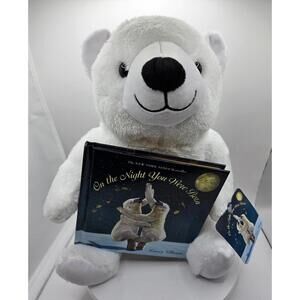 The Night You Were Born (Childrens Book) + Polar Bear PLUSH - NWT